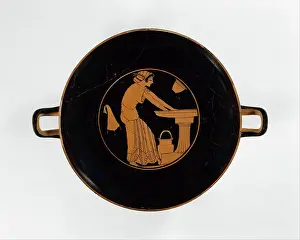 Story Prints: Terracotta kylix (drinking cup) ca
