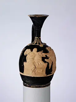 Secure Prints: Terracotta lekythos (oil flask) late 4th century B