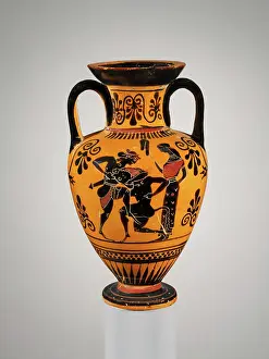 Beast Prints: Terracotta neck-amphora (jar) ca