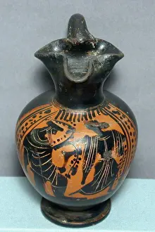 Singing Prints: Terracotta oinochoe with trefoil mouth late 6th-early 5th century B