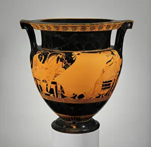 Existence Prints: Terracotta psykter-column-krater (vase for chilling and mixing wine and water)