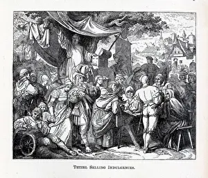 Germany Prints: Tetzel Selling Indulgences, Anonymous