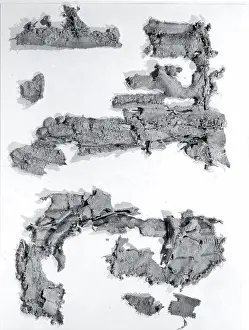 Leather Prints: Textile fragment ca. 6th century A