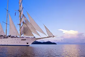 Mast Prints: Thailand, Andaman Sea. Star Fyer clipper ship on the Andaman Sea, Thailand