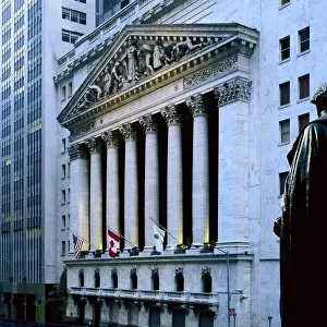 The Front of the New York Stock Exchange