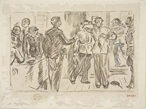 Soldiers Prints: 'The Soldier's Tear'-Old Song ca