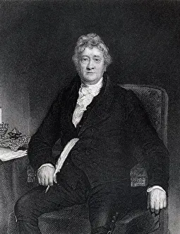 Thomas Prints: Thomas Clarkson 1760 to 1846 English abolitionist Engraved by J Cochran afters Lane From the book The National