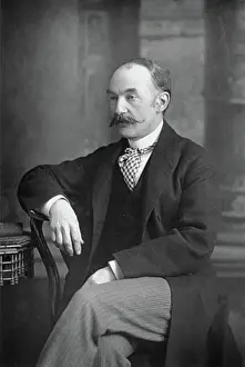 Mustache Prints: Thomas Hardy (1840-1928). English novelist and poet