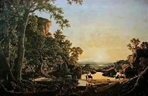 Coming Prints: Thomas Hooker's Party Coming to Hartford Frederic Edwin Church (1826-1900 American)