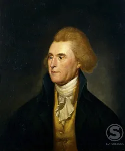18th Century Prints: Thomas Jefferson ca. 1791 Charles Willson Peale (1741-1827 American) Oil on canvas The Huntington Library