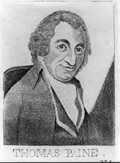 18th Century Prints: Thomas Paine 1737-1809, Political theorist
