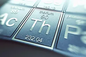 Metallic Prints: Thorium (Chemical Element)