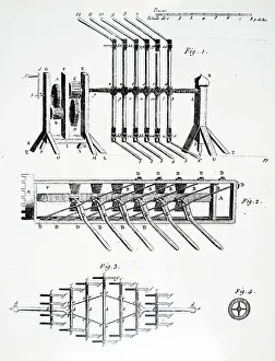 William Prints: Threshing machine designed by William Foster & Co Ltd