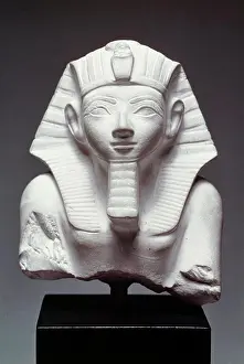 Human Representation Prints: Thutmose III: Bust Of The King 1450 BC - Eighteenth Dynasty Egyptian Art Staatliche Museen Preussischer Kulturbesitz