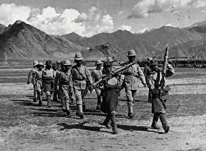 1950 Prints: Tibet Army Commanders - These Depons (Colonels or Junior Generals)