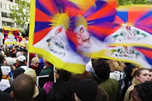 Rally Prints: Tibetan Freedom Torch Ceremony, March and Rally - San Francisco, California
