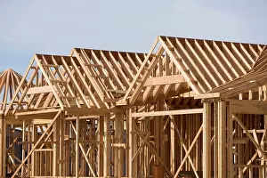 Beginnings Prints: Timber building frames