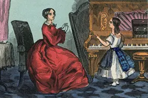 Instruction Prints: One more Time at the Piano, Pastimes