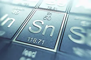 Metallic Prints: Tin (Chemical Element)