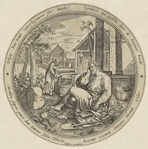 Voorkeursbeeld Prints: Tobits blindness; History of Tobias