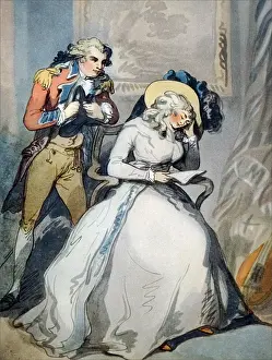 Observation Prints: Tom Jones and Sophia Western by Thomas Rowlandson 1792