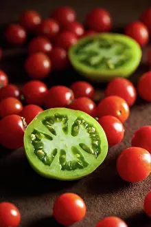 Objekt Prints: tomate, kirschtomate, reifegrad, liebesapfel