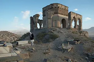 Muslim Prints: Tomb Of Sultan Mohammad On The Tapa Maranjan Ridge In Kabul, , Afghanistan