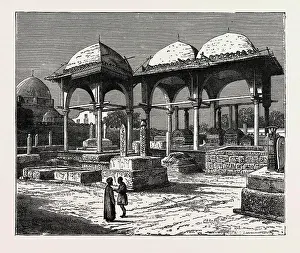 Engraved Image Prints: THE TOMBS OF THE MAMELUKES, THE OLD RULERS OF EGYPT
