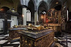 Flanders Prints: Tombs of Mary of Burgundy and Charles the Bold in the Church of Our Lady