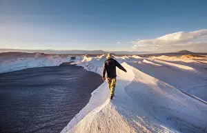 Imposing Prints: Tourist in Campo de Piedra Pomez Tourist overview fantastic Scenic landscapes of Northern Argentina