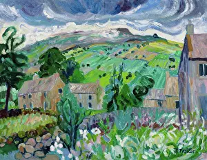Rural Scene Prints: Town by Josephine Trotter, 2012. (b.1940/British)
