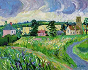2012 Prints: Town by Josephine Trotter, 2012. (b.1940/British)