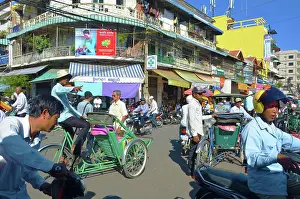 Congestion Prints: traffic, Phnom Penh, Cambodia