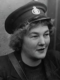 Tram Prints: Tram conductress, Nora Skiba of Fort Macquarie Depot