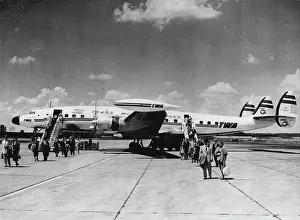 Mode Of Transportation Prints: Trans-World Airlines Super-G Constellation