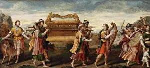 Religious Illustration Prints: Transporting the Ark of Covenant by Italian master