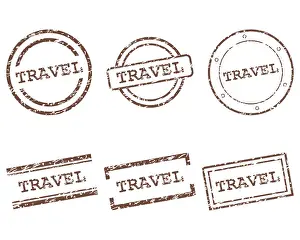 Label Prints: Travel Stempel - Travel stamps Travel Stempel - Travel stamps Copyright: xZoonar