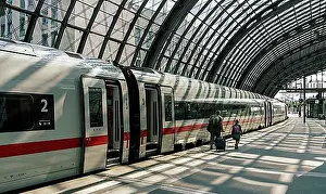 Traveller Prints: Travellers at Berlin Central Station, Berlin, Germany, Europe