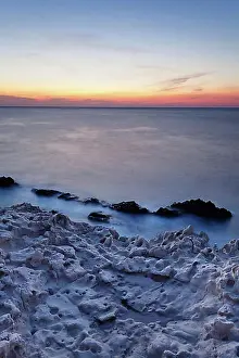 Body Of Water Prints: Travertine terraces, Ajuy, Fuerteventura, Canary Islands, Spain, Europe