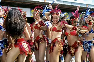 Costumes Prints: Trinidad, Port Of Spain, Carnival, Parade Of Bands