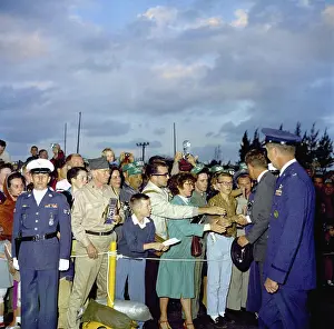 Departure Prints: Trip to Bermuda: departure from Kindley Air Force Base