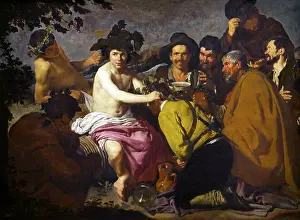 Baroque Style Prints: Triumph of Bacchus by Diego Velazquez, circa 1629, Spain, Madrid, Museo Nacional del Prado