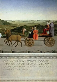Cart Prints: Triumph of Battista SFORZA, 15th century Duchess of Urbino