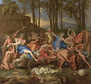 Barock Prints: The Triumph of Pan by Poussin, Nicolas (1594-1665)/ National Gallery
