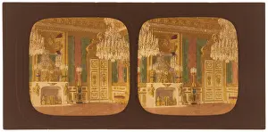 Perspective Prints: Trone Perspective / Tuileries. Tuileries Palace