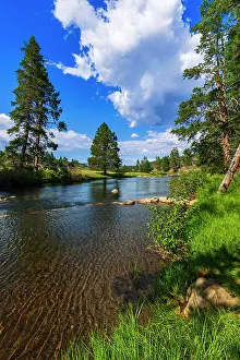 Sierra Prints: The Truckee River, Truckee, California USA