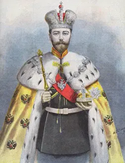 Monarch Prints: Tsar Nicholas II of Russia. 1868-1918