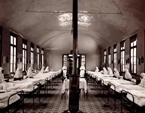 Ward Prints: Tuberculosis ward of the Hasköy Hospital for Women; Istanbul; Turkey 1900