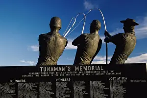 City Location Prints: Tunaman's Memorial, San Diego, California, USA