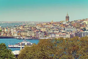 Nautical Prints: Turkey, Istanbul, Beyoglu, Golden Horn